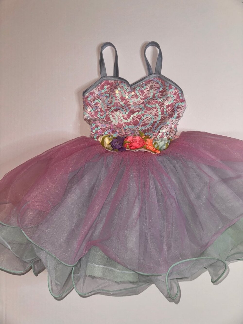 Weissman Friendship Team 13548 SC 6/6x Purple Ballet Tulle Dance Costume #629